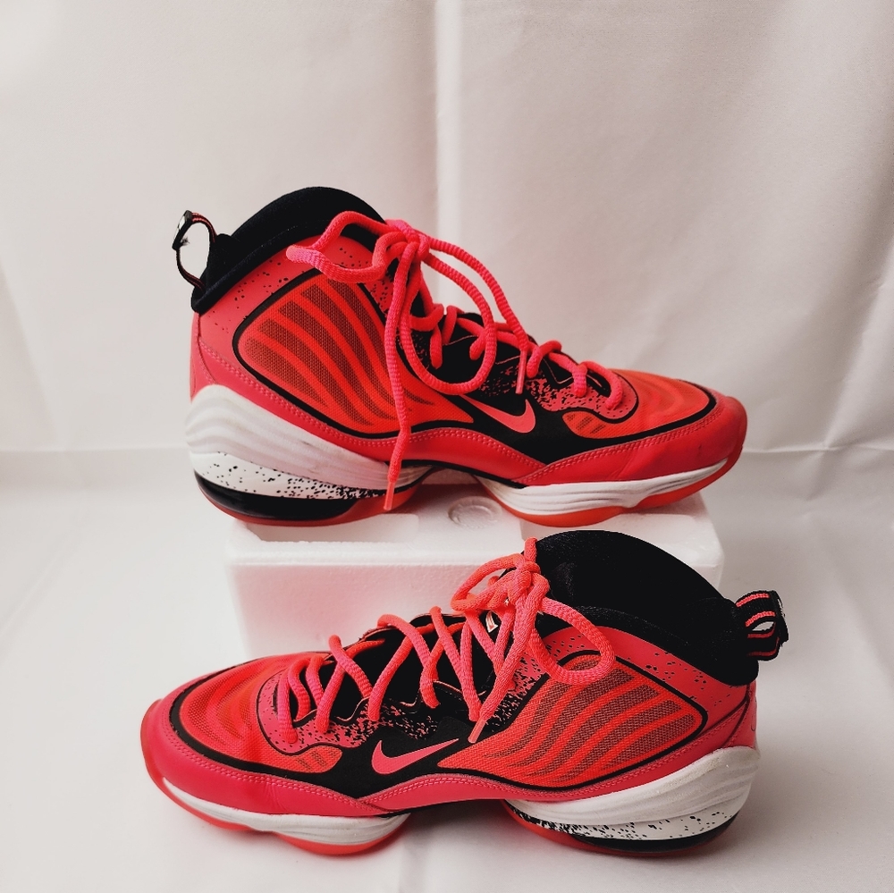 Nike Air Penny 5 V 'Lil Penny' 2013 628570 601 Atomic Red Black White Size 9.5